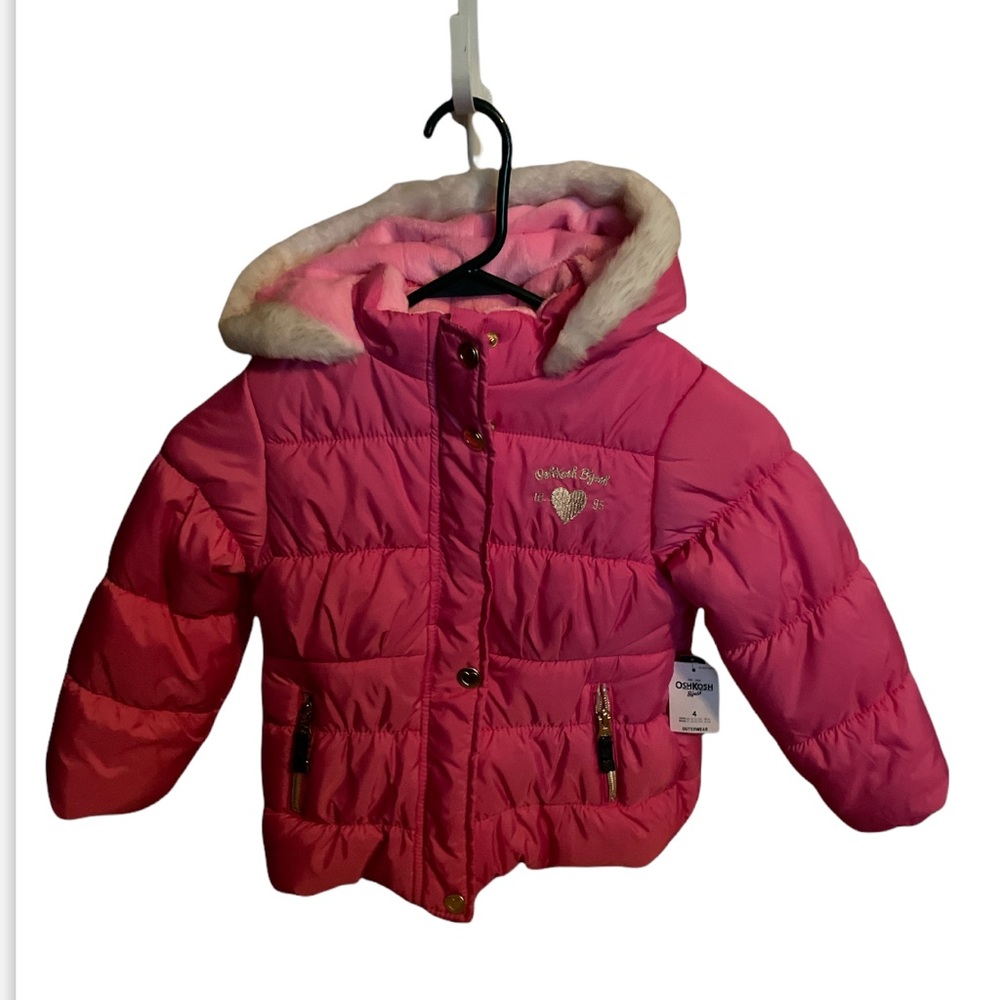 NWT Oshkosh Girls Winter Coat size 4
